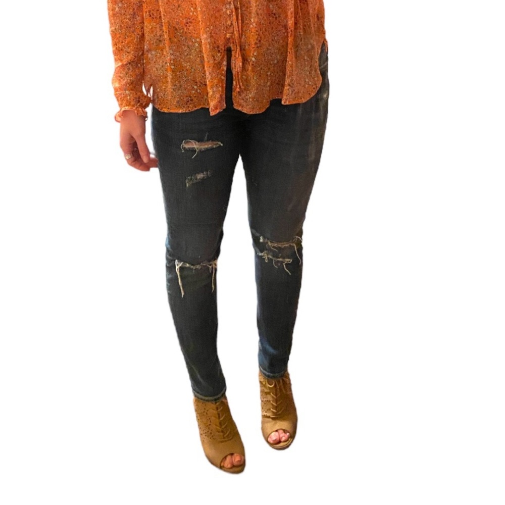 AE American Eagle AirFlex+ Ripped Slim Jeans